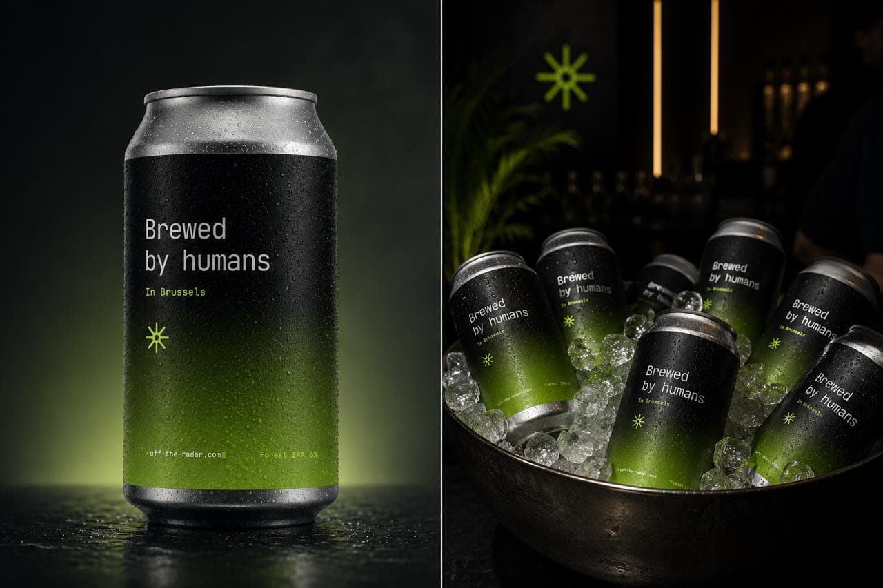 BREWED BY HUMANS · IPA